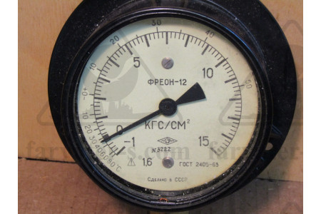 Мановакуумметр для фреона-12 МТК-100Бх1-15