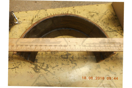 Вкладыш шатунный нижний с отверстием 47Д-038-129