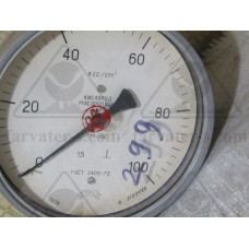 Манометр кл.1,5 "кислород-маслоопасно" ГМ-160