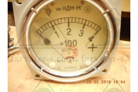 Напоромер(+400кг/см2) НДМ-М