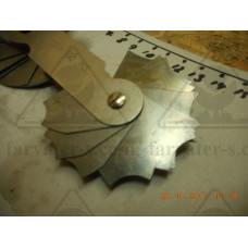 Шаблон радиусомер №3