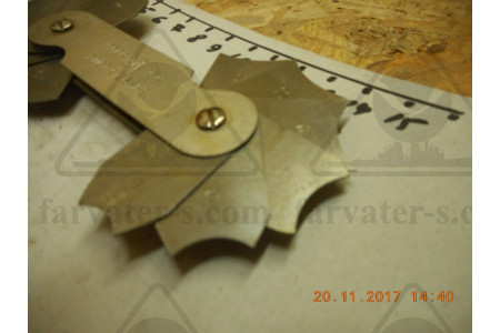 Шаблон радиусомер №2